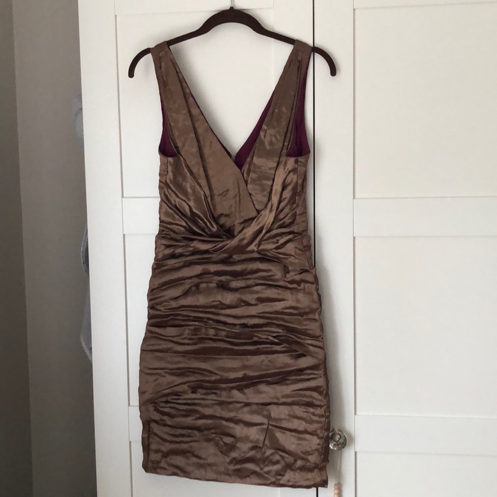 Nicole Miller metallic dress 8 like new